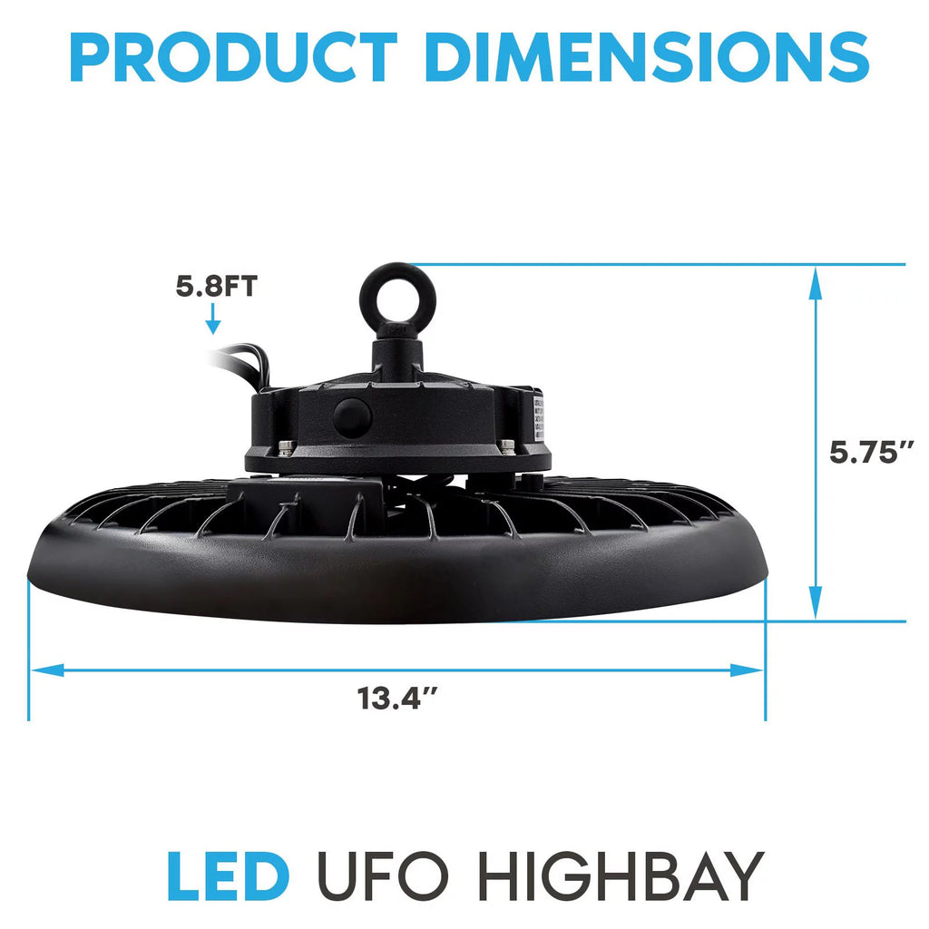 200/220/240W UFO High Bay LED Shop Lights 2-Pack P416280