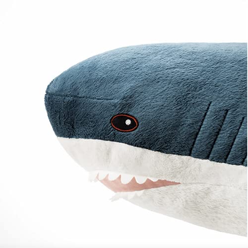 Blue 31-inch Shark Plush Toy Pillow H44356