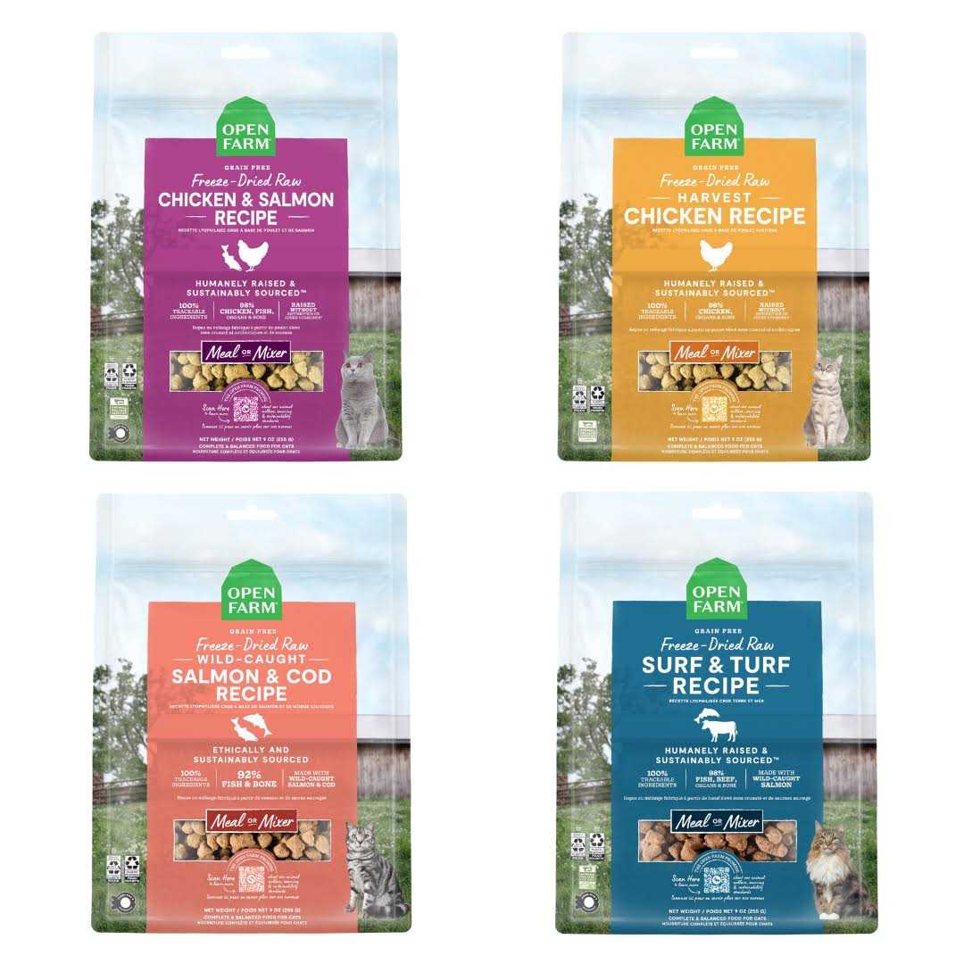 Wild-Caught Salmon & Cod Freeze Dried Raw Cat Food Z85626