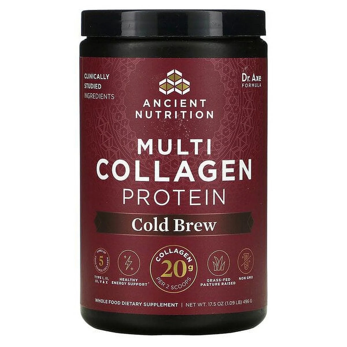 Multi Collagen Protein Cold Brew 1.09 lb Pack of 3 F7869