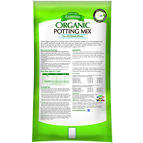 Organic Potting Soil Mix 2 Cubic Foot U7080