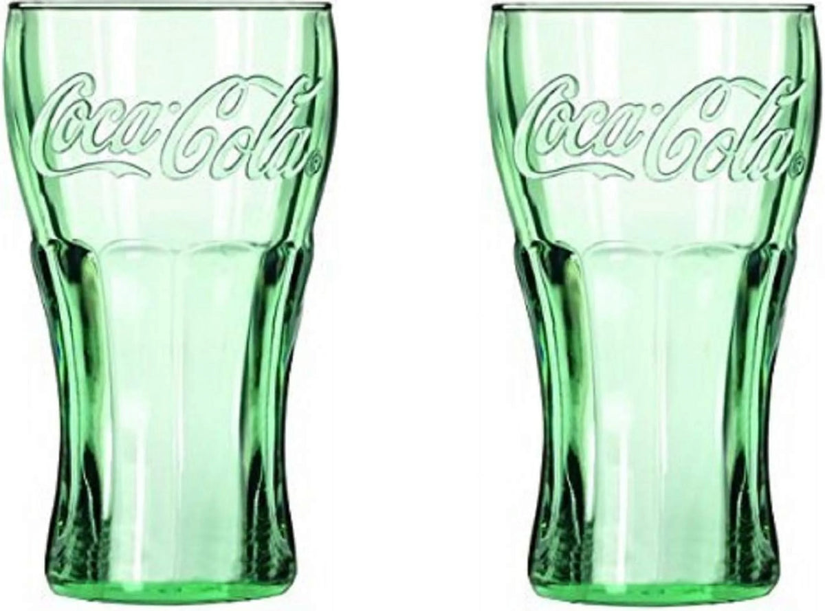 Set Of 2 Coca Cola Glasses 17 Ounces G17203