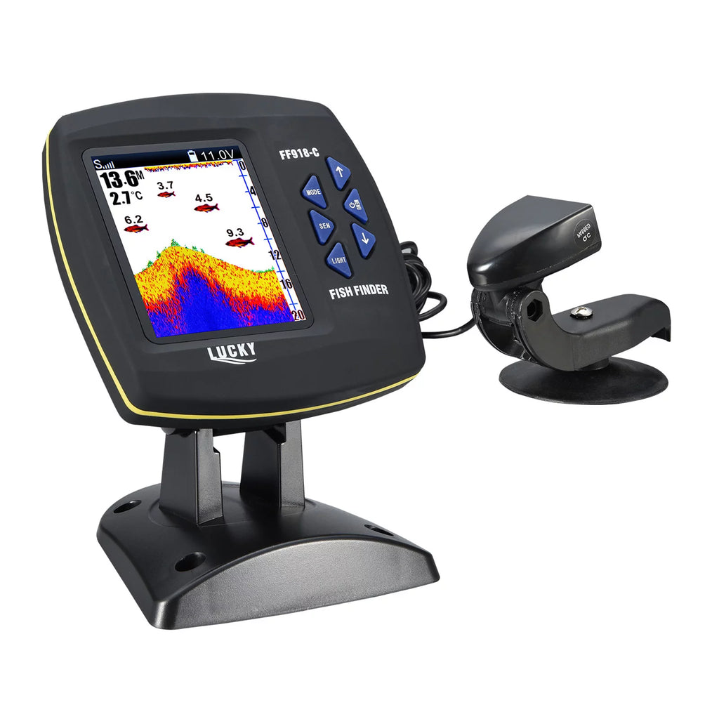 Color LCD Screen Fish Finder 590ft Water Depth H215449