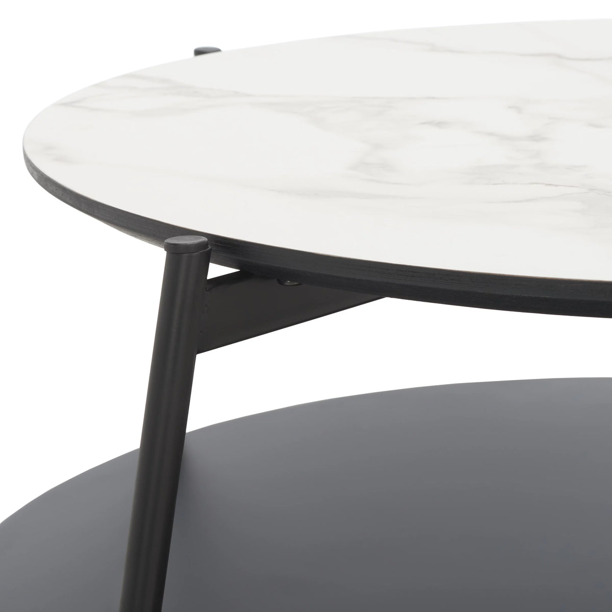 2-Tier Round Coffee Table U3767