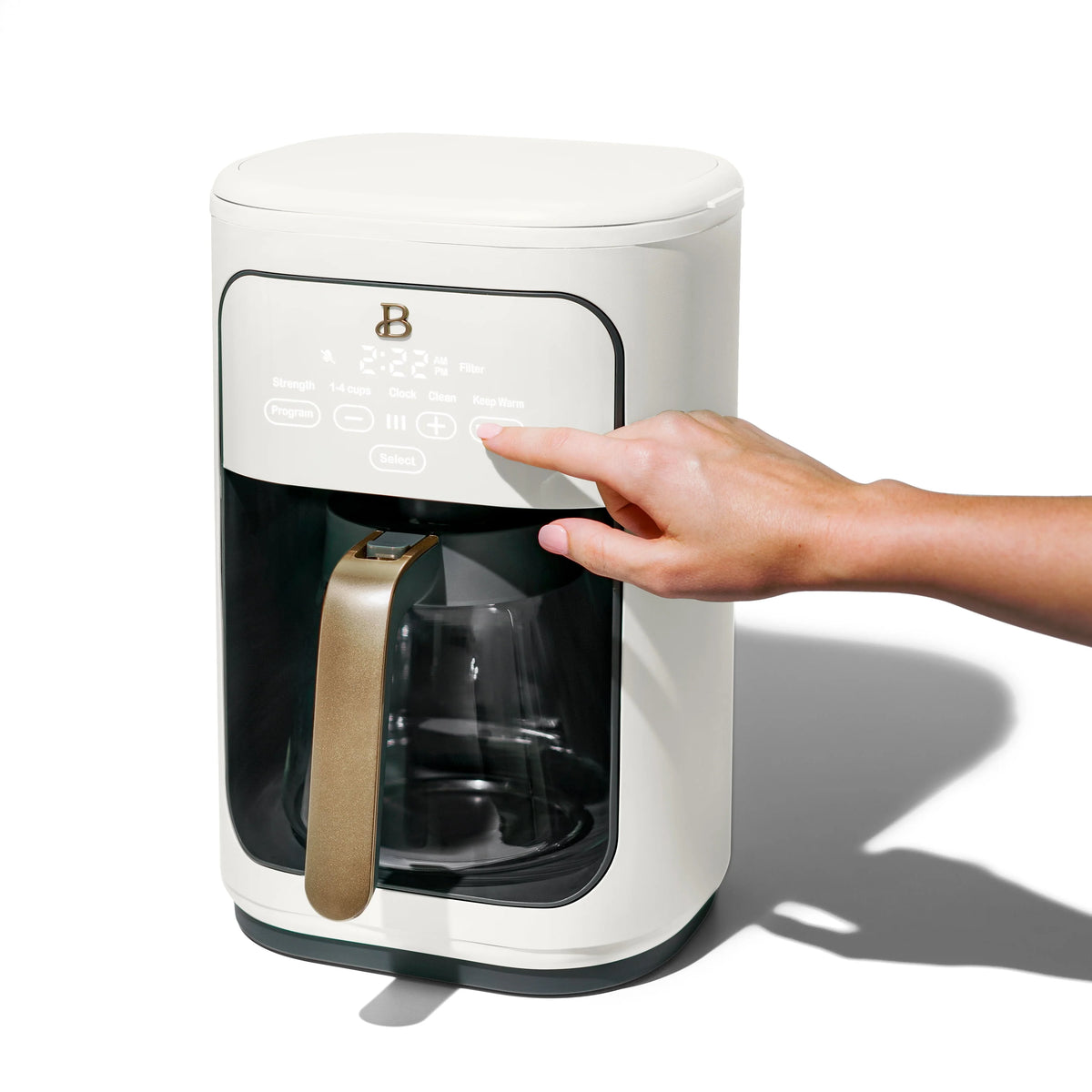 14-Cup Programmable Drip Coffee Maker with Touch-Activated Display I447