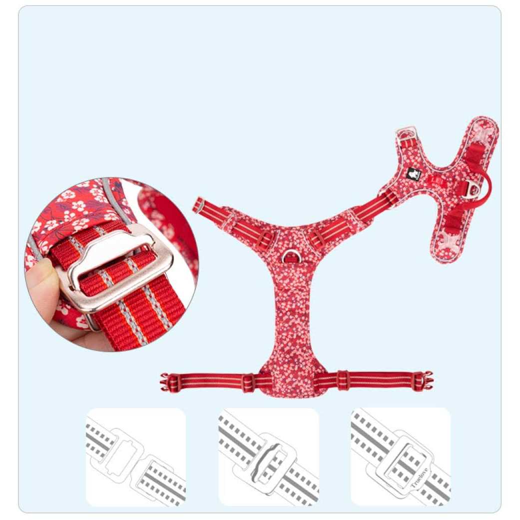Floral Dog Harness N1204