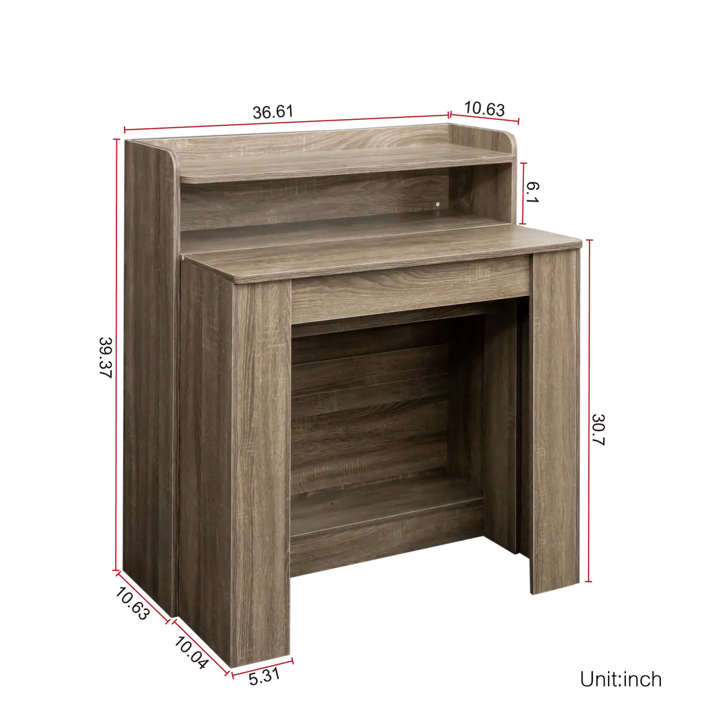 Extendable Dining Table with Storage I164