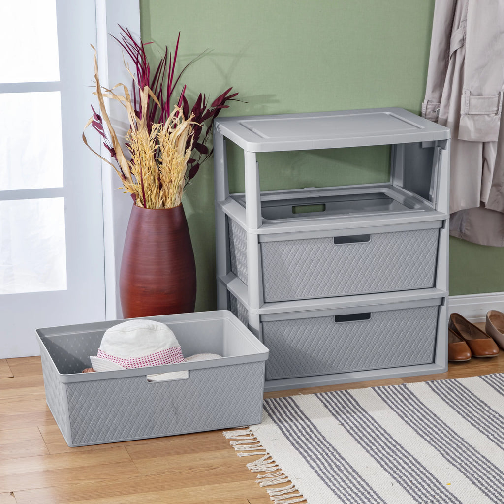 Wide 3 Drawer Tower L633676