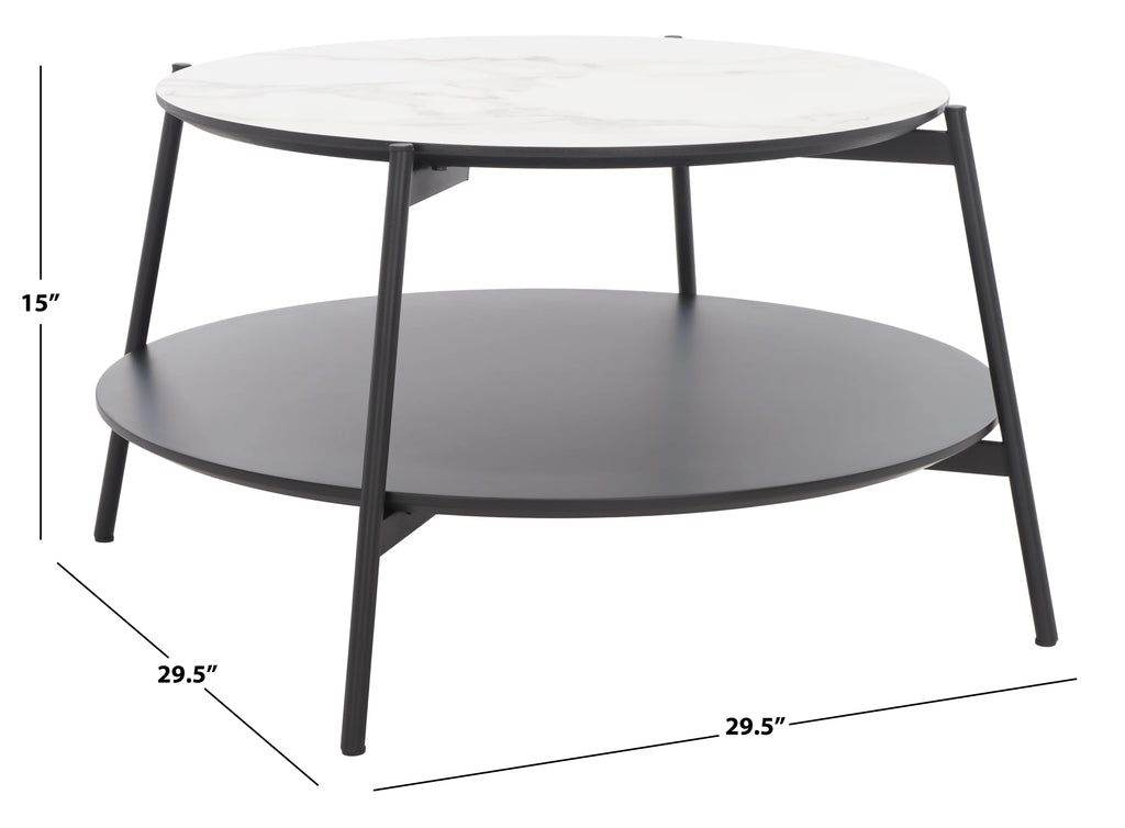 2-Tier Round Coffee Table U3767