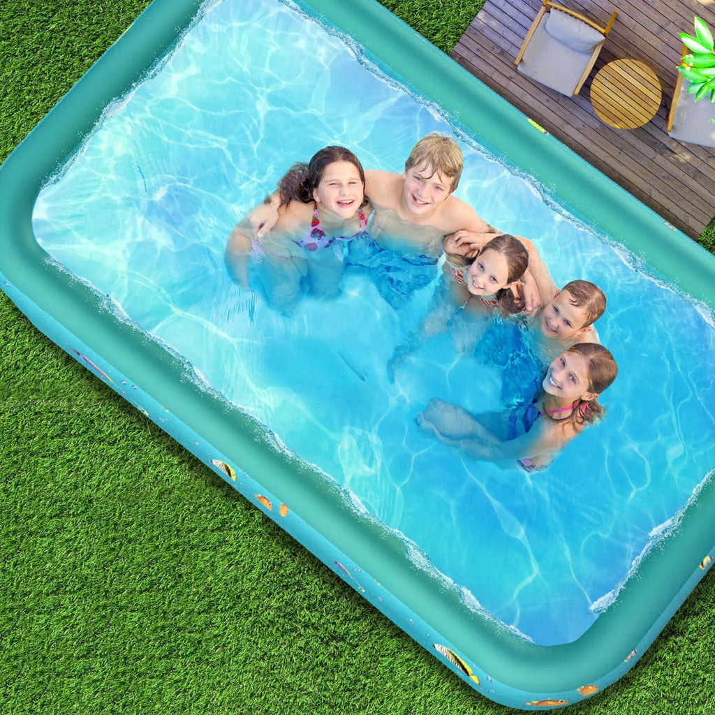 Inflatable Rectangular Family Swimming Pool T179732